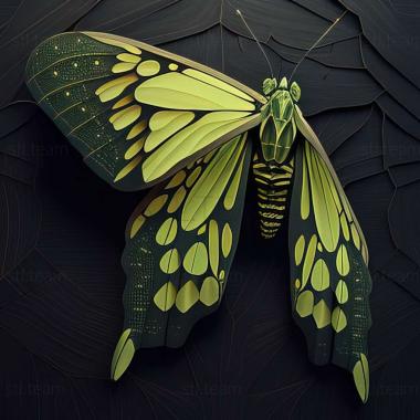 3D модель Ornithoptera allotei (STL)